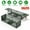 Green, variant on Moclever 2Pcs 2-Door Humane Live Rat Trap Galvanized Iron Rodent Trap Cage Reusable for Home Garden Farm Warehouse, 15.35x4.72x3.94in