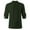 Green, variant on XFYSSS Casual Fashion Men's Standing Collar Long Sleeved Tie With Adjustable Sleeve Length T-Shirt Top Long Sleeve Stand-up Collar Blouse & Shirt