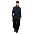 thumbnail image 1 of Saris and Things Black Pathani Suit for Men, 1 of 6