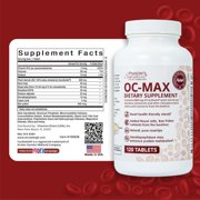 Rawleigh OC-MAX Tablets with 800 mg Plant Sterols Heart Health Support, 120 Count