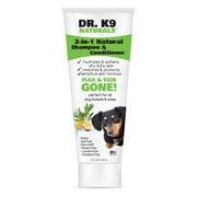 Dr. K9 Naturals Dog Wash, 17 oz, Lemon/Rosemary, 2-in-1 Shampoo & Conditioner