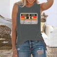 thumbnail image 2 of Camiseta sin mangas con cuello redondo y estampado informal a la moda para mujer Pompotops  lopia991702, 2 of 5