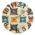 thumbnail image 5 of Rural Stars Square Wall Clock 10 inch Non-Ticking Easy to Read Decorative Clocks for Home Bedroom Living Room, 5 of 8