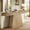 Natural, variant on Tribesigns 63" Console Table, Farmhouse Entryway Table with Trapezoidal Base for Living Room