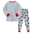 thumbnail image 5 of UAYOTSE Boys Long Sleeve Pajama Set Motorcycle Monster Truck Graphic 2‑Piece Boys Sleep Set Size 5-6 Years, 5 of 9