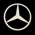 thumbnail image 1 of FixtureDisplays® "Mercedes Benz" Car Logo STICKER/ Self Adhesive Label for Front Hood and Rear Trunk, Reflect Light, 1.8 x 1.8" 16805-Mercedes Benz, 1 of 3