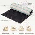 thumbnail image 5 of Round Area Rugs 6Ft, Mint Green Sttripes Non-Slip Washable Circle Rugs Carpet, Modern Minimalist Lines Beige Indoor Outdoor Rug Floor Mats Throw Runner for Bedroom Living Room Bathroom, 5 of 6