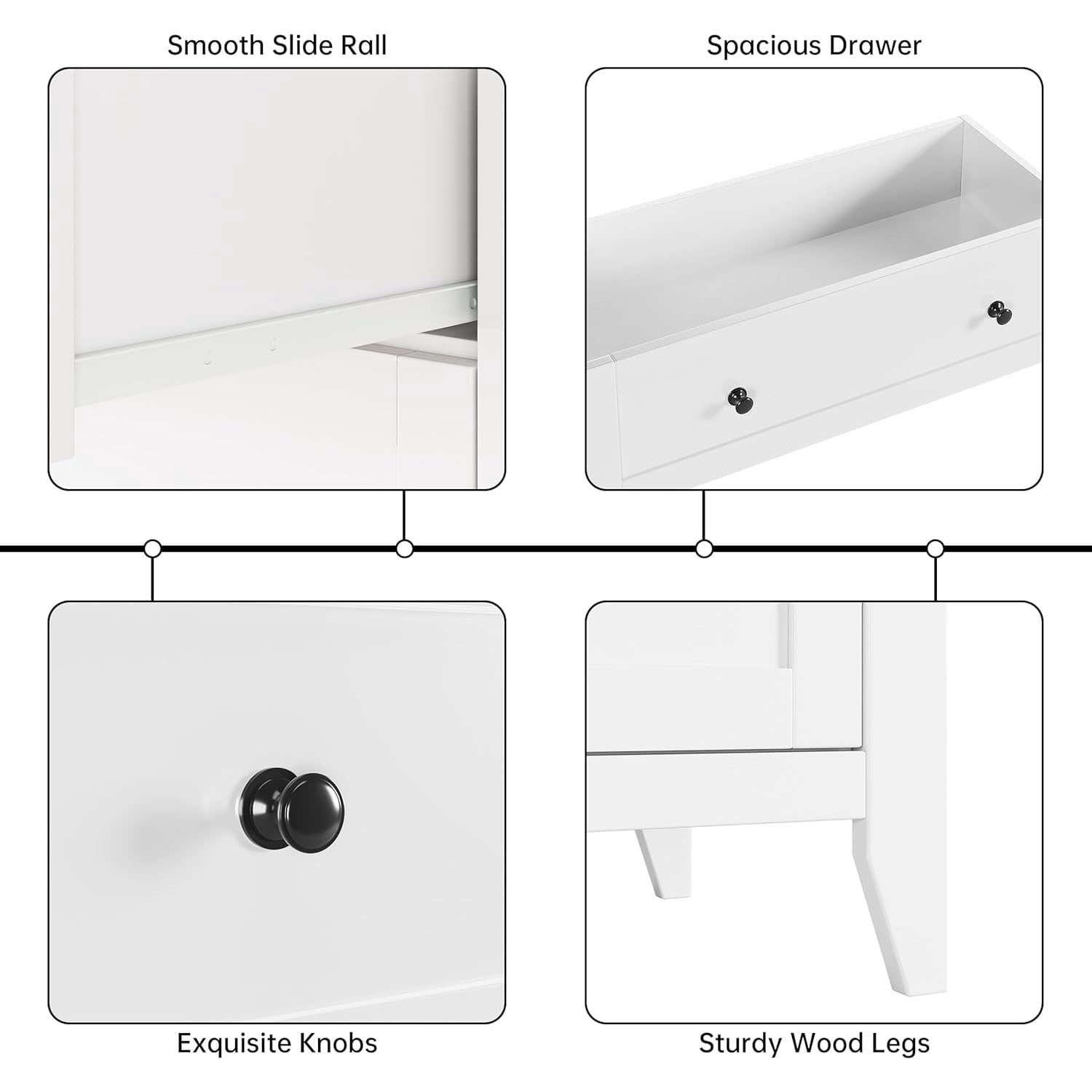 Roromall 5 Drawer Dresser for Bedroom, Tall Dresser with Deep Drawers & Metal Knobs, Modern Wooden Chests of Drawers for Entryway, Hallway