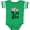 Football Green and White, variant on Inktastic Love Hearts Lil Sis Girls Baby Bodysuit