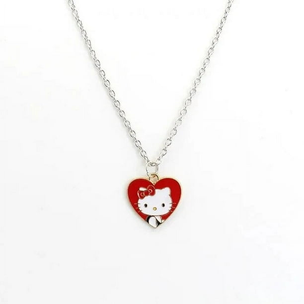 Hello kitty store diamond pendant