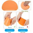 thumbnail image 4 of corne Patisserie(orange,blanc),grattoir Pte En Plastique Coupe Pte,2 Pices Racloir Spatules Pour Pain Cuisine, Crpes, Pour Pate Fromage Chocolat,1, 4 of 5