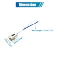 thumbnail image 3 of 6Pcs Conector de Toma de Luz 1157 de Metal 2 Cables Conector de Toma de Luz de Coche, 3 of 6