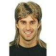 thumbnail image 1 of Smiffys mens Mullet Wig Brown/Blonde , One Size, 1 of 4