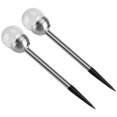 thumbnail image 3 of 2 Pcs Solar Powered Crackle Glass Ball LED Light Lamp Garden Yard Lawn Path Decor, 3 of 8