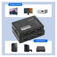 thumbnail image 3 of Switch 5 Ports Switcher 5 in 1 Out HD 1080P Video Cable Switches 5x1 Hub Adapter Converter, 3 of 7