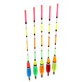 thumbnail image 4 of Almencla 5Pcs ing Floats Set ing Buoy Bobbers hook Balsa Wood Terminal Tackle, 4 of 8