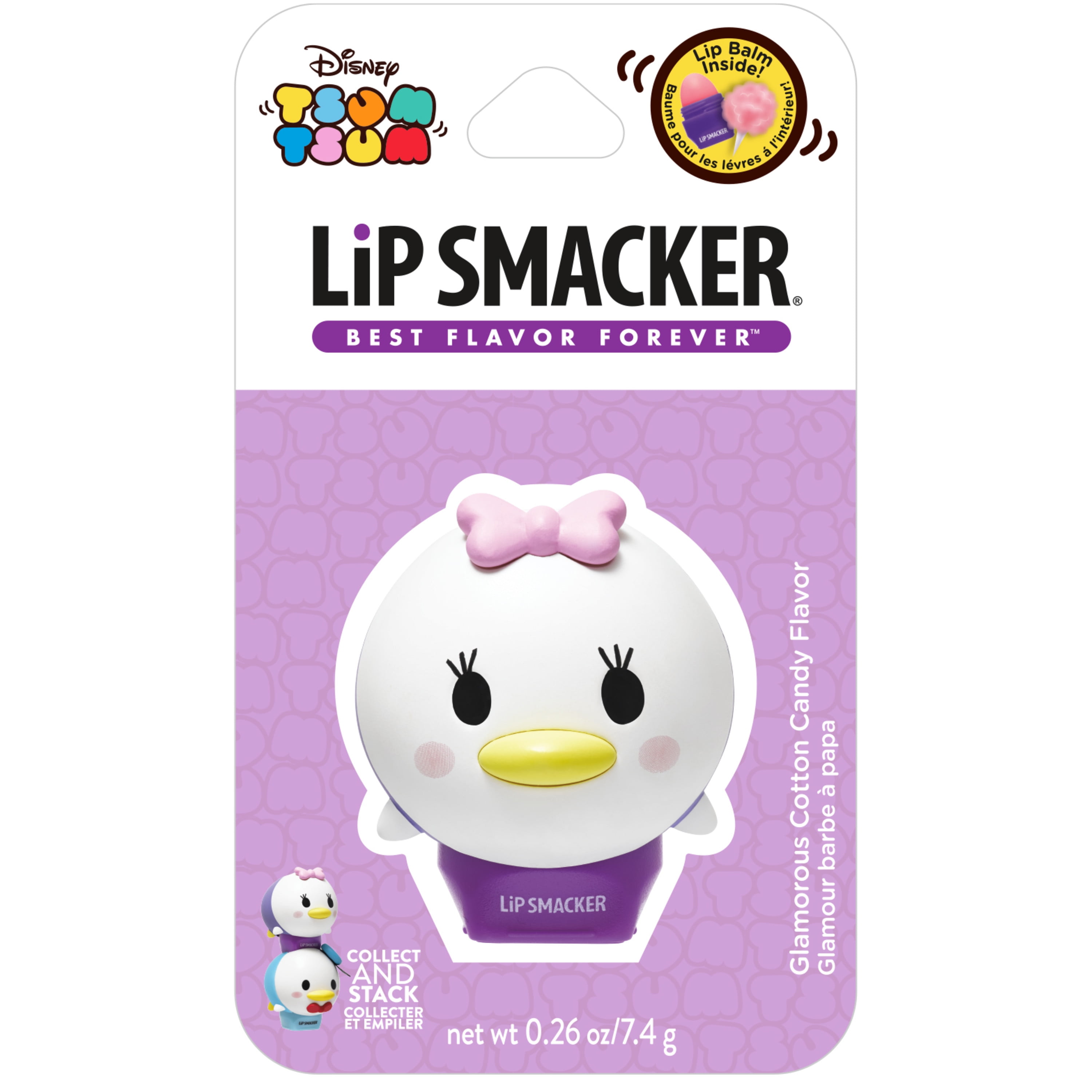 Lip Smacker Disney Tsum Tsum Lip Balm, Daisy Duck Glamorous Cotton Candy