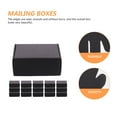 thumbnail image 3 of OULII 20pcs Sturdy Corrugated Cardboard Mailing Boxes for Transport and Storage, 3 of 8