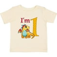 thumbnail image 3 of Inktastic Gold and Red Baby Dragon First Birthday Boys or Girls Baby T-Shirt, 3 of 5