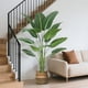 thumbnail image 1 of 72-pulgada artificial faux banana tree con pot para home o oficina decor, 1 of 7
