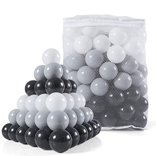 STARBOLO Ball Pit Balls for Kids 100pcs Baby Pit Balls BPA Free Crush Proof Pink Play Balls Soft Plastic Balls for Toddler Ball Pits Play Pool Tent Party Favors Summer Water Bath Toy. 