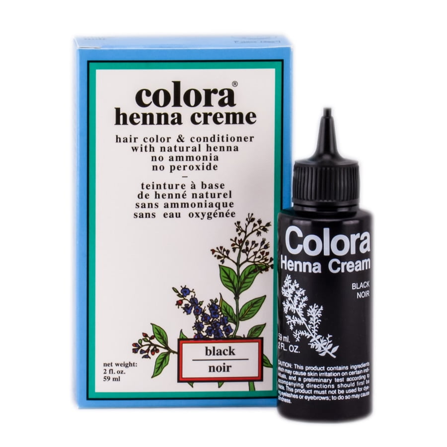 Colora Henna Creme Hair Color Black, 2 oz