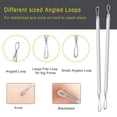 thumbnail image 4 of SHAR 10 PCS Blackhead Remover Tools, Tool Kit, Acne Extractor Tool, Professional Stainless Steel Acne Blemish Remover Tool Set with Case, 4 of 5