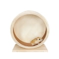 thumbnail image 4 of Jouet Roue en Bois pour Hamster Design Silencieux Hérisson Accessoire de Course pour Petits Animaux, 4 of 9