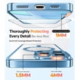 thumbnail image 3 of Funda Meifigno para iPhone 16 Pro de 6,3 pulgadas con MagSafe y 2 protectores, 3 of 6