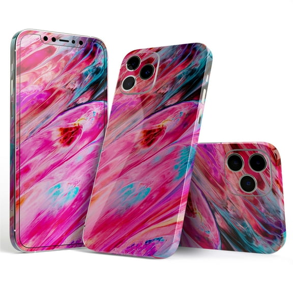 DesignSkinz Liquid Abstract Paint V67 Full-Body Skin Decal Wrap Cover for iPhone 16
