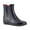 Navy, variant on CHARTER CLUB Womens Navy Removable Insole Goring Cloudburst Round Toe Rain Boots 6 M