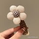 thumbnail image 1 of Cinta para el cabello tipo cordón telefónico, diadema alta para mujer, nueva cinta para el cabello tipo coleta, de cuero, elástica y con anillo elástico., 1 of 3