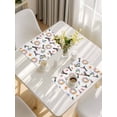 thumbnail image 5 of Hummingbirds Placemats Set of 4, Spring Watercolor Flowers Leaf Plant Placemats for Dining Table, Place Mats for Kitchen Tabletop, Waterproof Wipeable Dining Table Mats Set, 5 of 9