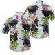 thumbnail image 3 of Camisas hawaianas con animales divertidos, ropa para mujer con diseño de cerdo y mosca en 3D, camisetas de manga corta con personalidades Y2k, camisetas con solapa para chica, 3 of 5