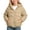 .Khaki, variant on Agkizg Kids Girls Lightweight Hooded Puffer Coat Zip Winter Jacket with Pockets Solid Color Warm Casual Outerwear