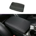 thumbnail image 3 of Black Leather Center Armrest Cover LID For Infiniti Q50 2014-2019, 3 of 6