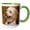 Green/White, variant on 3drose, Massachusetts, Reading, Labradoodle Dog - Us22 Jen0071 - Jim Engelbrecht, 11oz Mug