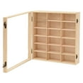 thumbnail image 2 of Milaget Wooden Toy Car Display Case Multifunctional Organizer Model Car Storage Rack 18 Grid, 2 of 9