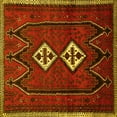 thumbnail image 1 of Ahgly Company Indoor Square Persian Yellow Traditional Area Rugs, 6' Square, 1 of 4