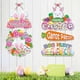 thumbnail image 5 of Easter Decorative Door Hanger Happy Easter Hanger Door Decor Supplies Hanger, Easter Door Hanger, Decorative Supplies, Foldable Hanger, Wooden Frame, for Bedroom, 5 of 6
