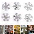 thumbnail image 3 of 300 Pcs Snowflakes, Christmas Decorative Confetti For Holiday Ornament, 3 of 8