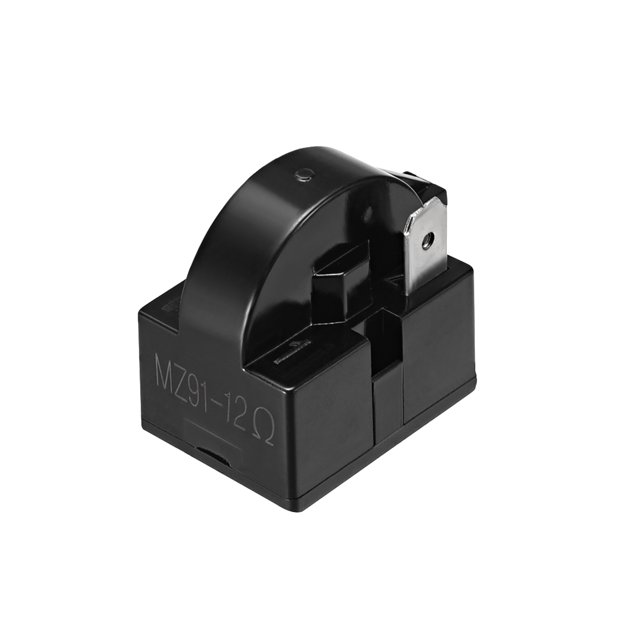 Unique Bargains 12 Ohm 1 Pin Refrigerator PTC Starter Relay Black