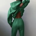 thumbnail image 5 of Plebaso Women's 2 Piece Outfits Sweatsuit Long Sleeve Hoodies Tracksuit Jogger Sweatpants Sweat Outfits, 5 of 6