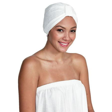 Betty Dain Creations Terry Cloth Head Turban Towel,