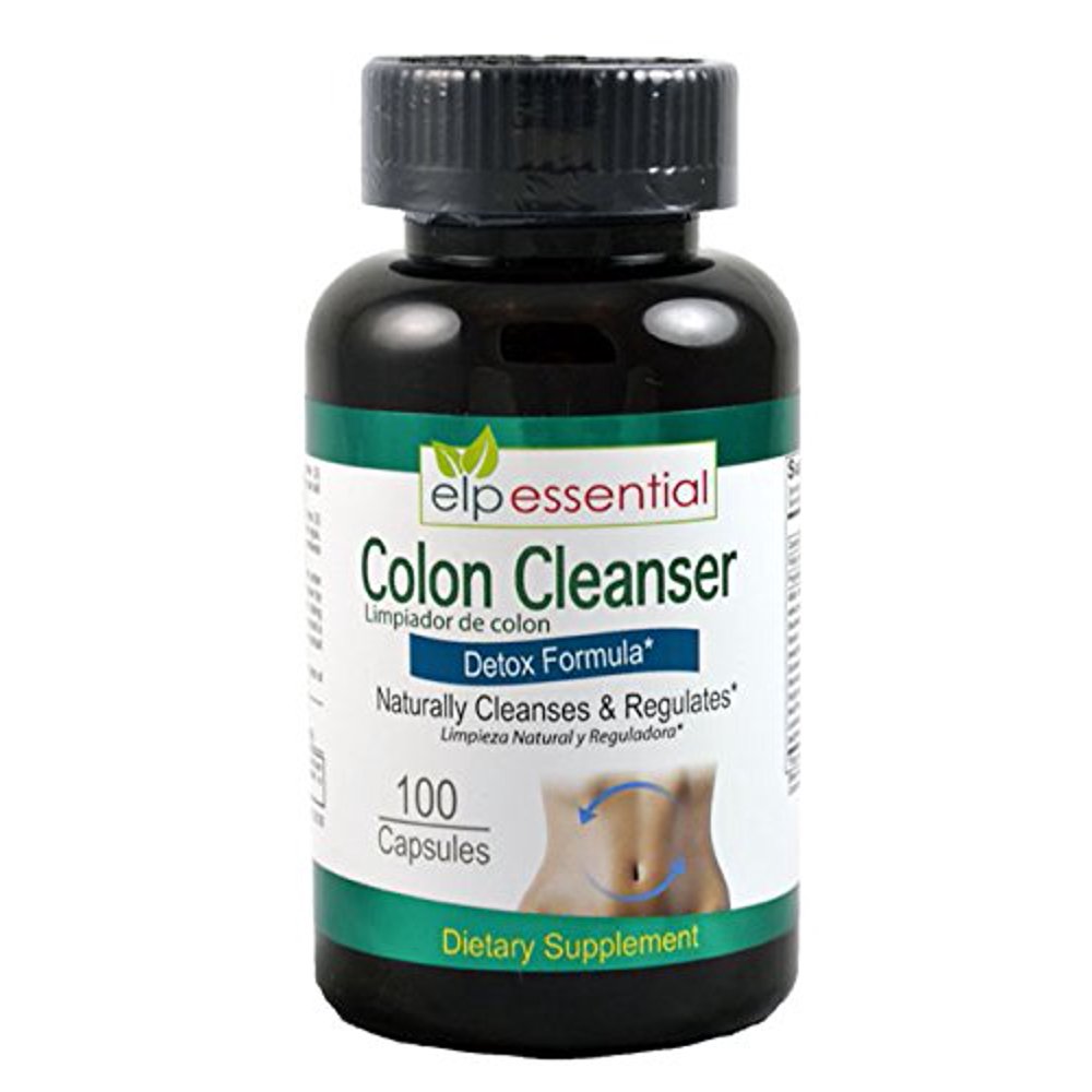 Colon Cleanser Detox Formula 100 Capsules Limpiador de Colon Walmart
