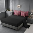 thumbnail image 3 of meiyoeat Pink Camo Print 7 Pieces Full Size Bedding Sets For Adults,Rustic Farmhouse Hunting Full Size Bed In A Bag For Women,Black Reversible, 3 of 7