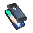 thumbnail image 3 of iPhone X Phone Case, iPhone 10 Case Cover, iPhone X Edition Case Cover, Njjex Shock Absorption 2 Piece Case Cover For Apple 5.8" iPhone X (2017 Release) - Space Blue, 3 of 4