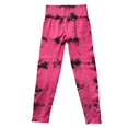 thumbnail image 4 of KHONTS Women's Workout Tie Dye Leggings High Waisted Yoga Pants Seamless Scrunch Lifting Compression Tights Red L, 4 of 7