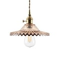 thumbnail image 1 of Small Farmhouse Glass Pendant Light, Vintage Industrial Pendant Lamp, Single Rustic Pendant Lighting, Retro Pendant Light Fixture for Kitchen Island Sink Dining Room Table Bar Counter Entrance, 1 of 7