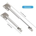 thumbnail image 3 of 100N/22lb Gas Spring Soft Close Hinge, Slow Lower Lid Stays Slow Open Drop Door Flap For Kitchen Cabinet Cupboard Desk, 2 Pack, 3 of 4